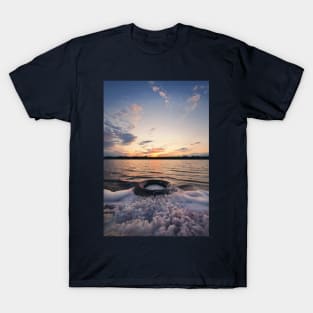 foamy tire in the lake water T-Shirt